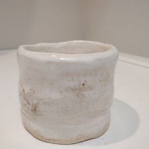 Handmade white pot